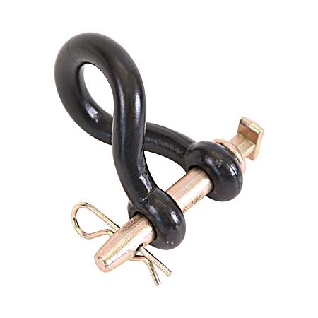 7/8 in. Black Forged Twisted Clevis