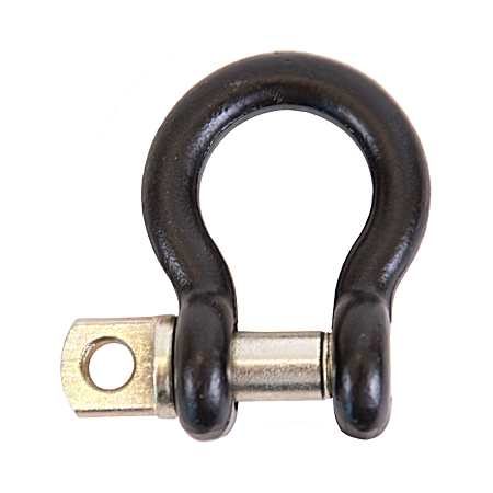 3/8 in. Black Forged Farm Screw Pin Clevis