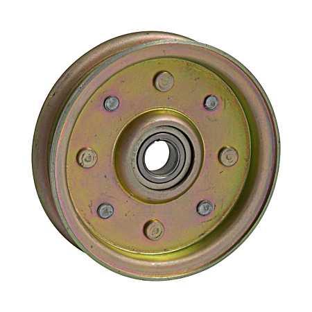5/8 in. x 1 in. Yellow Flat Belt Pulley Idler 