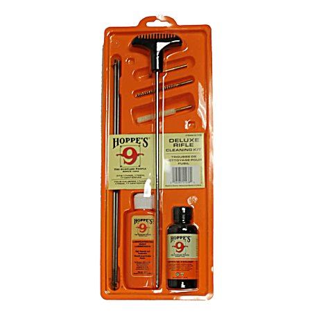 Hoppes Cleaning Kit D17B .17-.204 Caliber W/ 3 Piece Steel Rod Clam