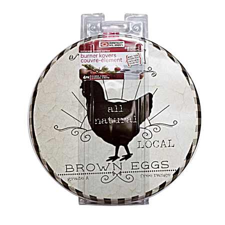 Farm Fresh Burner Covers Set of 4