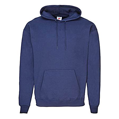 Men's EcoSmart Navy Long Sleeve Fleece Hoodie