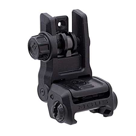 Black MBUS 3 Rear Sight