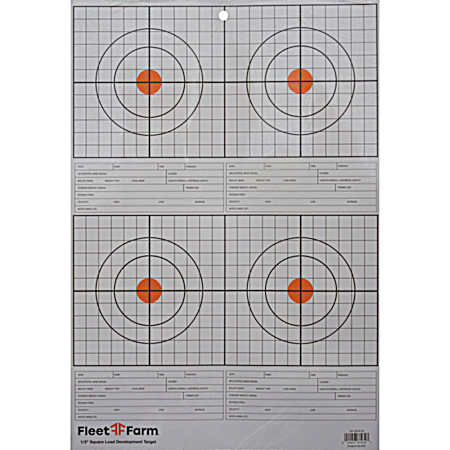 12 x 18 Load Development Paper Target - 12 Pk