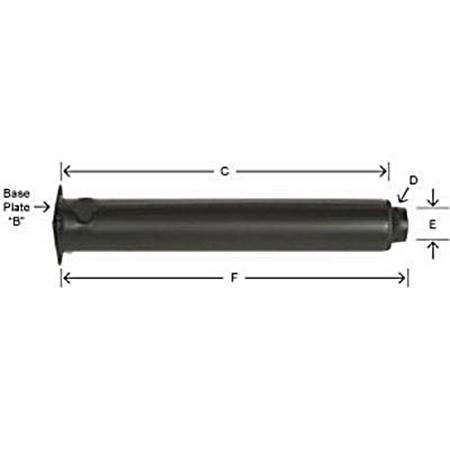 Vertical Tractor Muffler - DR-3