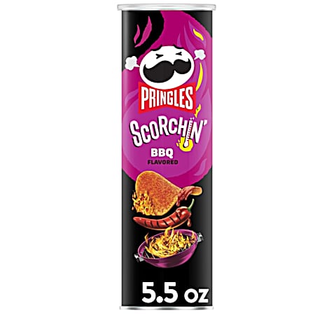 5.5 oz Scorchin BBQ Potato Crisps Chips