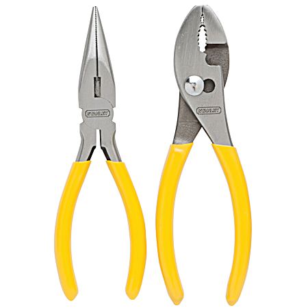 6 in Slip Joint & Long Nose Pliers Set