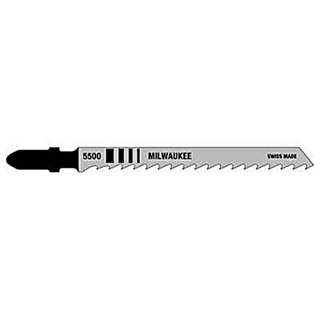 4 In. Jig Saw 6 TPI T-Shank HC Blades - 5 Pk.
