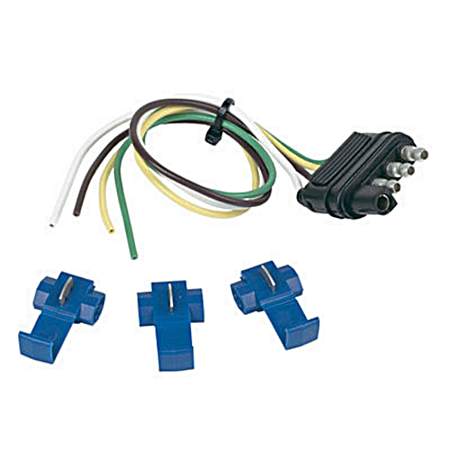 12 in Vehicle Side & 12 in Trailer Side 4-Wire Flat Set
