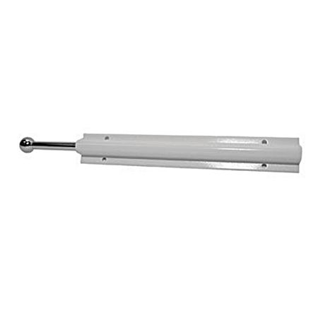 Sliding White Wardrobe Rod