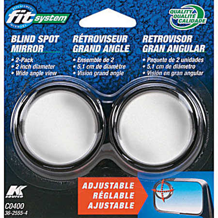 2 In. Stick-On Adjustable Mirrors