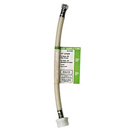PVC Supply Line - 12 In. x 7/8 In. x 3/8 In.