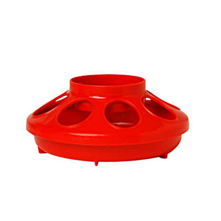 1 Qt. Plastic Red Feeder Base
