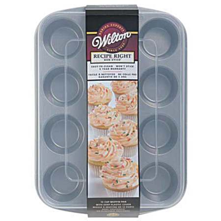 Recipe Right 12-Cup Covered Muffin Pan