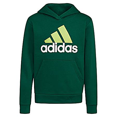 Boys' Green Essential Fleece Hoodie