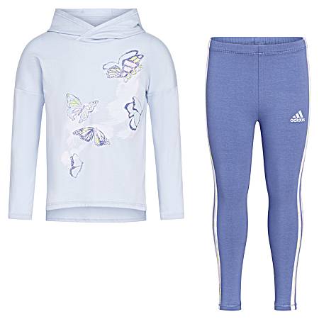 Toddler Girls' Wonder Blue AOP Legging Set