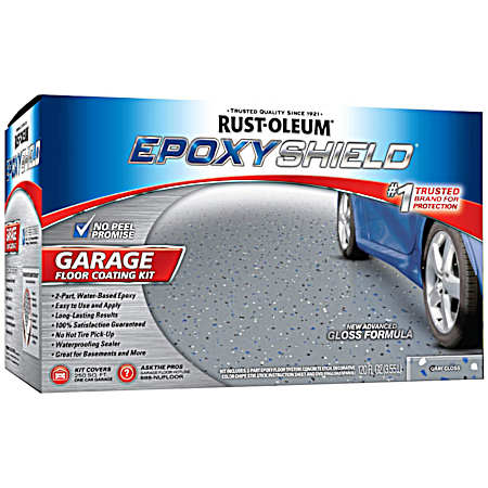 EpoxyShield Gloss Garage Floor Coating - Gray