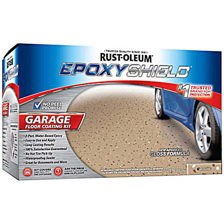 EpoxyShield Gloss Garage Floor Coating - Tan