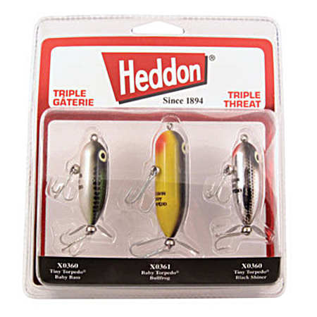 3 Pk. Triple Threat Torpedo Lures