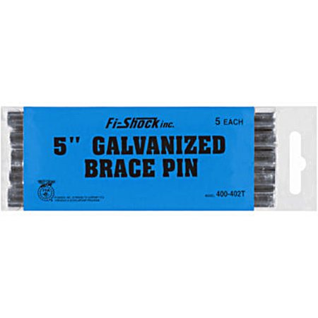 5 in Plated Electric Fence Brace Pins - 5 Pk