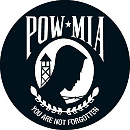 POW MIA Not Forgotten Hitch Cover