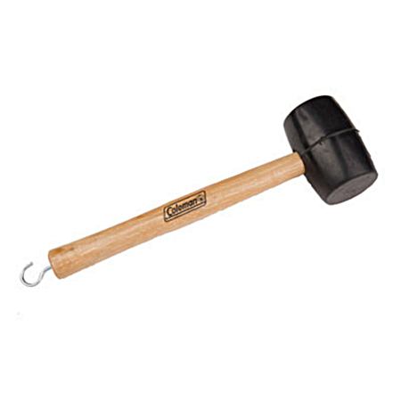 13 in High Impact Rubber Mallet w/ Tent Peg Remover