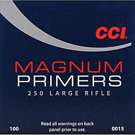 250 MAG Large Rifle Primers - 100 Ct