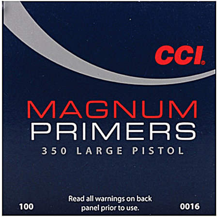 350 MAG Large Pistol Primers - 100 Ct
