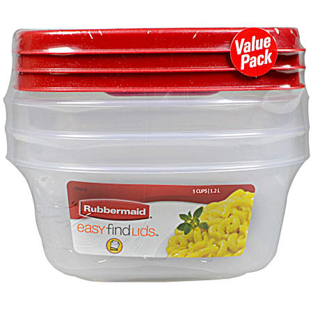 Medium Value Pack Easy Find Lids - 3 Pk