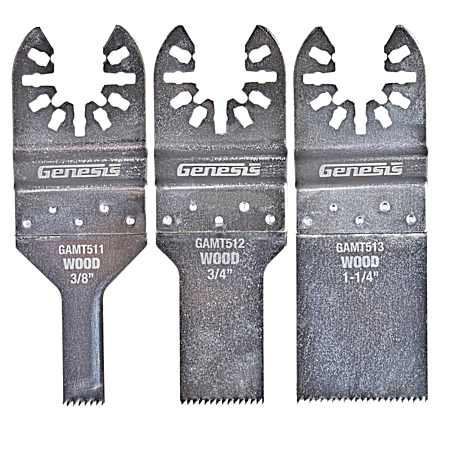 Flush Cut Blade Assortment - 3 Pc.
