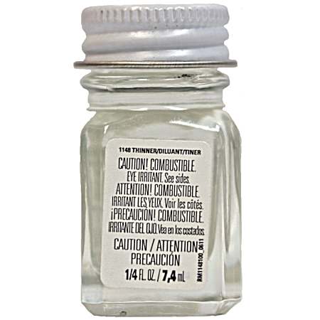Clear Enamel Thinner - 1/4 oz.