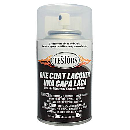 3 Oz Clear Coat Lacquer Wet Look Spray Paint
