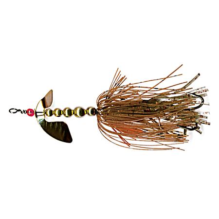 Shaker In-Line Spinner - Brass/Crawfish
