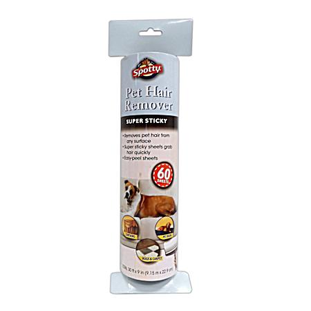Supersize Pet Hair Lint Roller Refill - 60 Ct