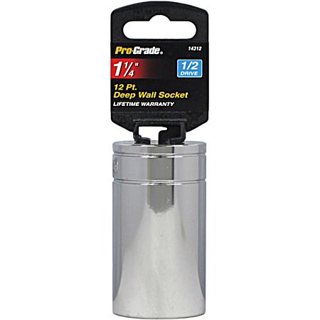 1/2 in Drive 12 Point 1-1/4 in Deep Socket