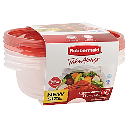 TakeAlongs 3 Pk. Medium Bowls