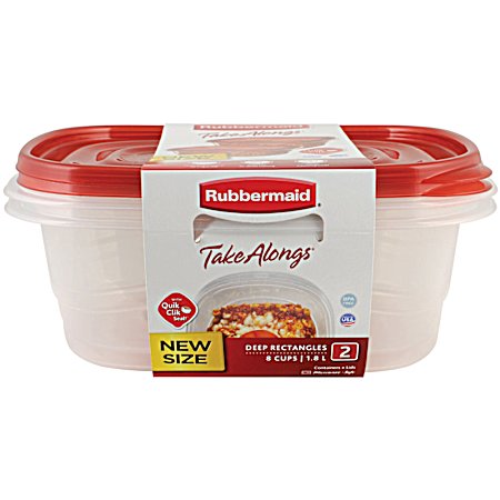 TakeAlongs 2 Pk. Deep Rectangles