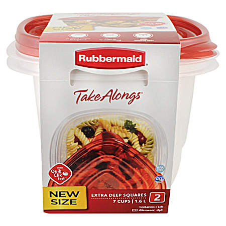 TakeAlongs 2 Pk. Extra Deep Squares