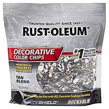 1 Lb. Decorative Color Chips - Tan Blend