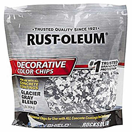 1 Lb. Decorative Color Chips - Glacier Gray Blend
