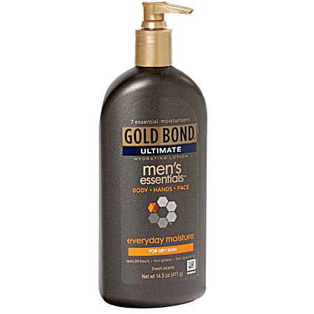 14.5 oz Ultimate Men's Essentials Everyday Moisture Lotion