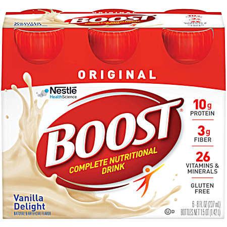 Original 8 fl oz Vanilla Delight Balanced Nutritional Drink - 6 Pk