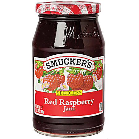 18 oz Seedless Red Raspberry Jam