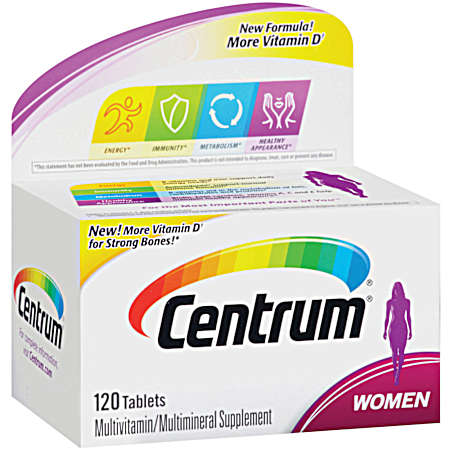 Women's Multivitamin/Multimineral Supplement Tablets - 120 ct