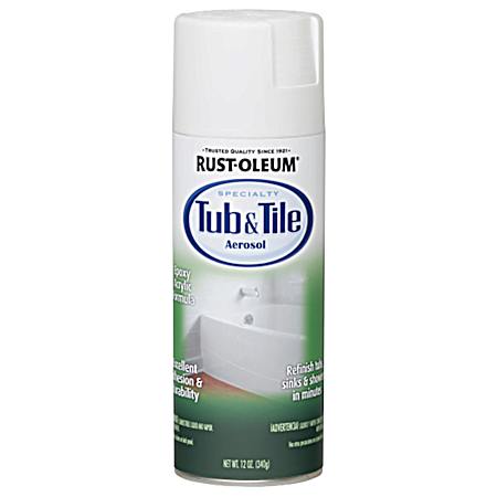 TUB N TILE 12 oz White Spray Paint