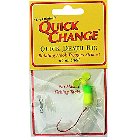 Quick Death Floating Prop Rig - Chartreuse/Green