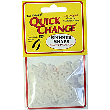 Spinner Snaps Medium - White