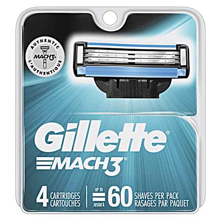 Mach3 Original Cartridges - 4 Pk