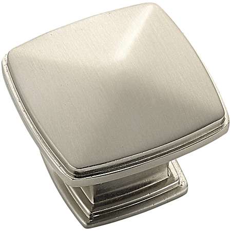 1-11/16 in Brushed Nickel Transitional Metal Knob