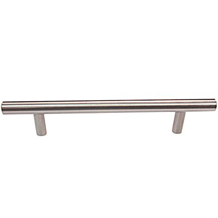 5-1/32 in Brushed Nickel Contemporary Metal Pull